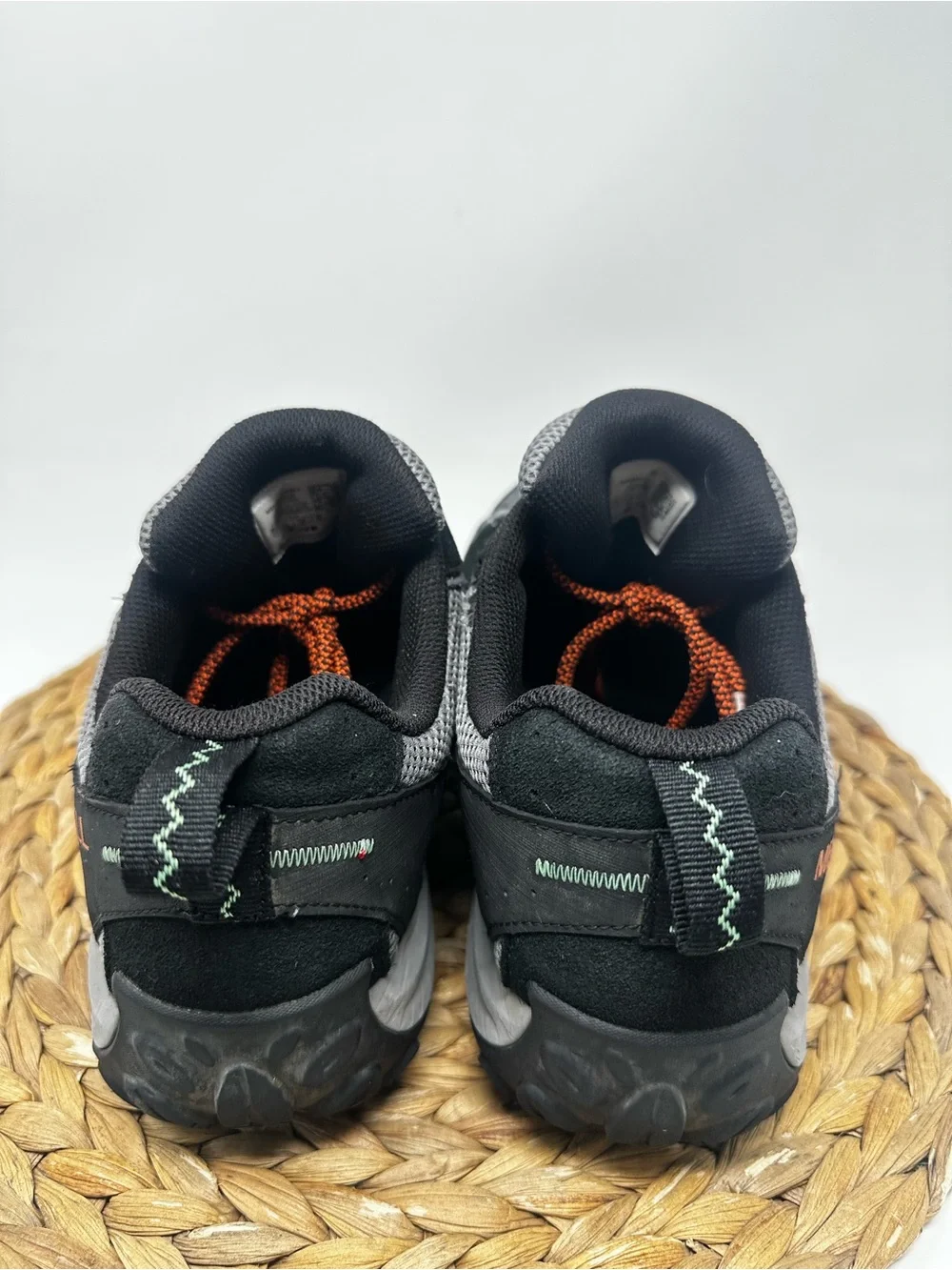 Merrell Accentor 3 Hiking Shoe Grey Black Orange Size 10 Men's